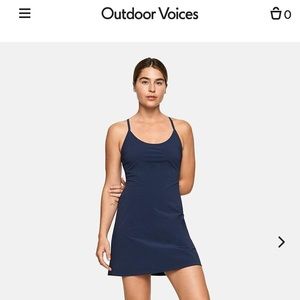 Outdoor Voices Exercise Dress - NWT size M in Navy
